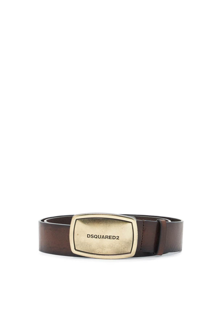 Belts - Dsquared2 "vintage Belt With Buckle - 242431FCR000001 - M1168 - 100 - Ask Me Wear