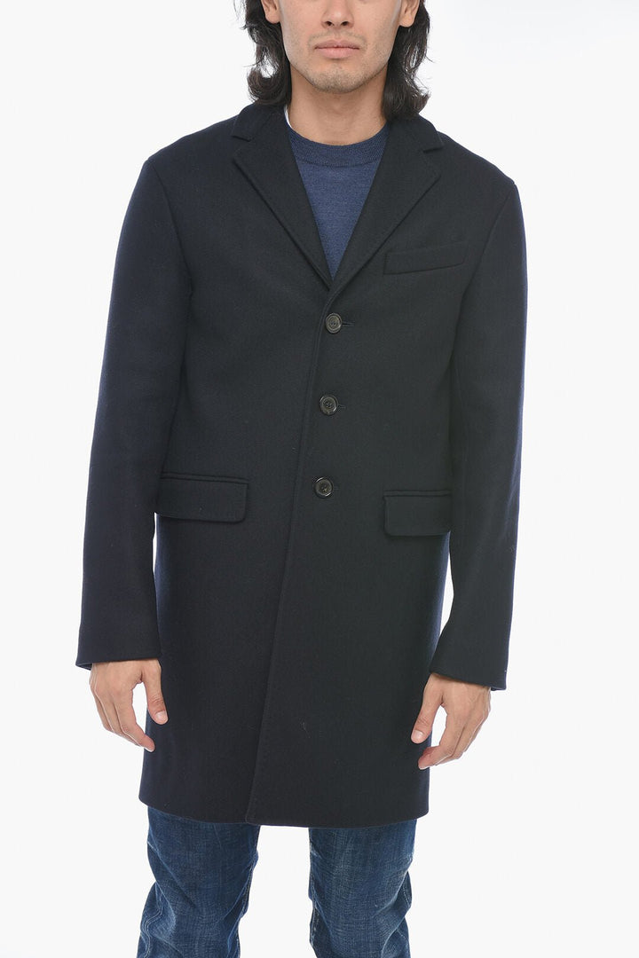 Other - Dsquared2 Virgin Wool Coat with Flap Pockets - 901222628590 - Ask Me Wear