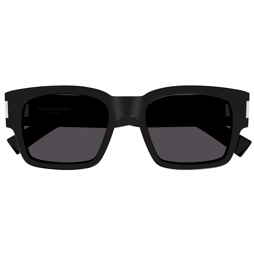 Saint Laurent Sunglasses Square Full Rim, Black Frame and Black Lens SL617001