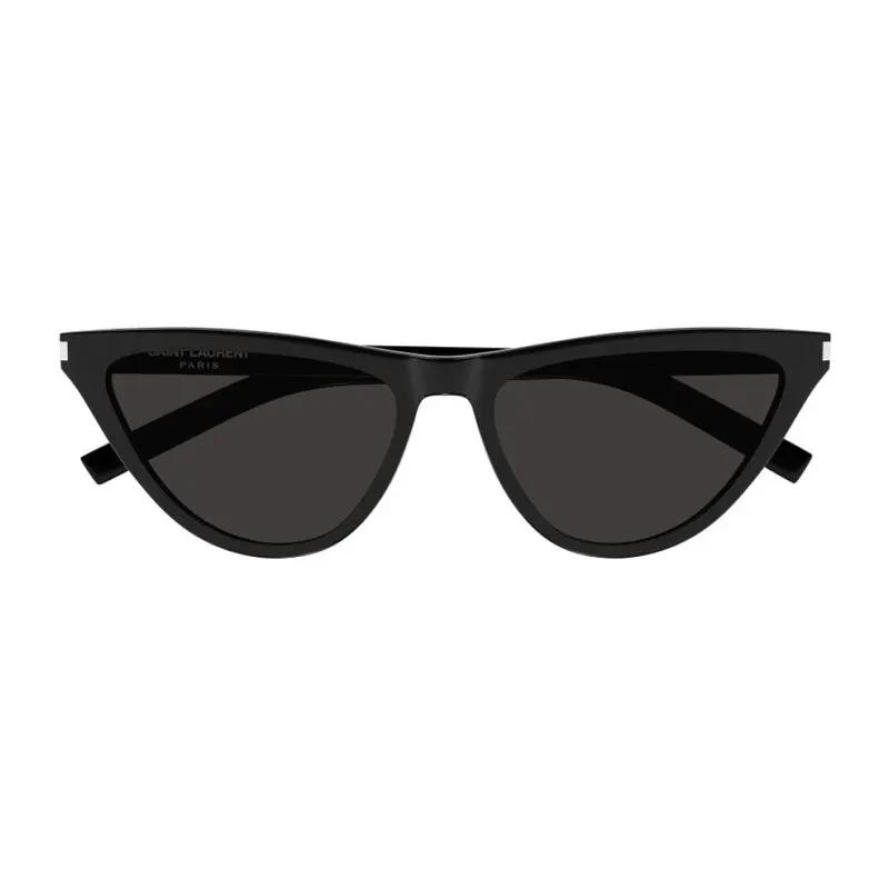 Saint Laurent Sunglasses Cat Eye Full Rim, Black Frame and Black Lens