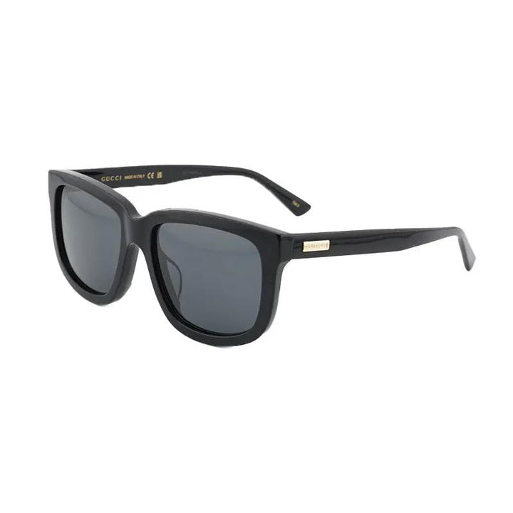 Gucci Sunglasses Square Full Rim, Black Frame And Grey Lens