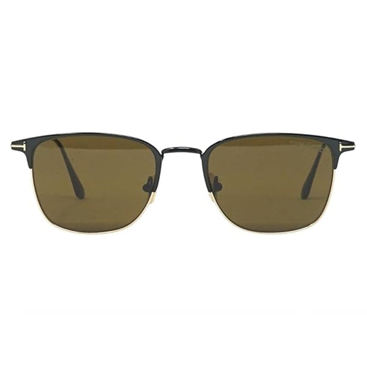 Tom Ford Browline Full Rim, with a Shiny Black frame and Roviex lens.