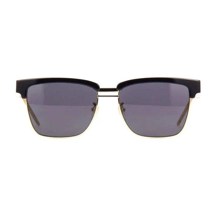 Gucci Sunglasses Square Full Rim, Black Frame And Grey Lens Gg0603S001
