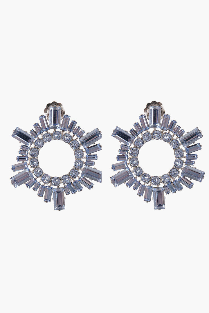 Amina Muaddi Earrings MINI BEGUM Embellished with Crystals