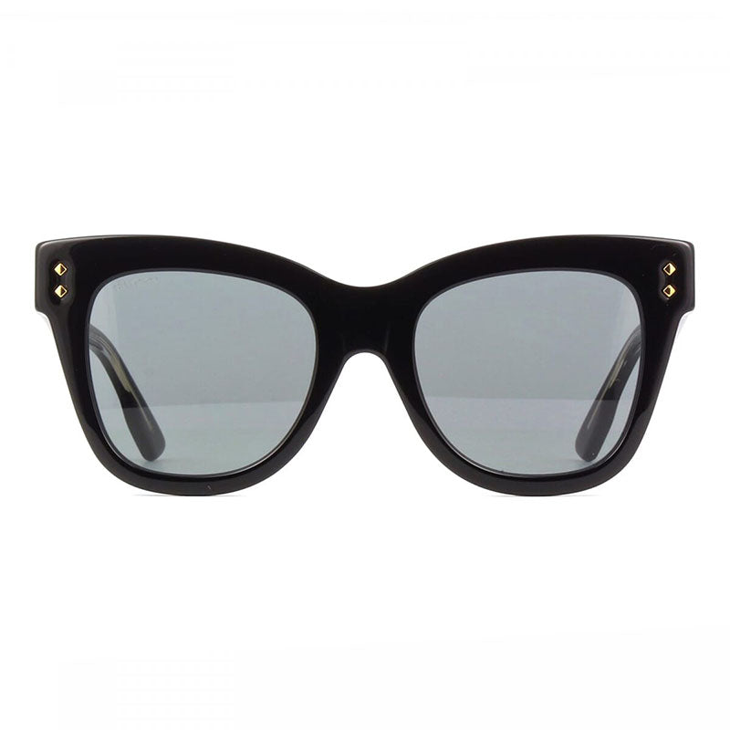 Gucci Cat Eye Full Rim, with a Black frame and Grey lens.