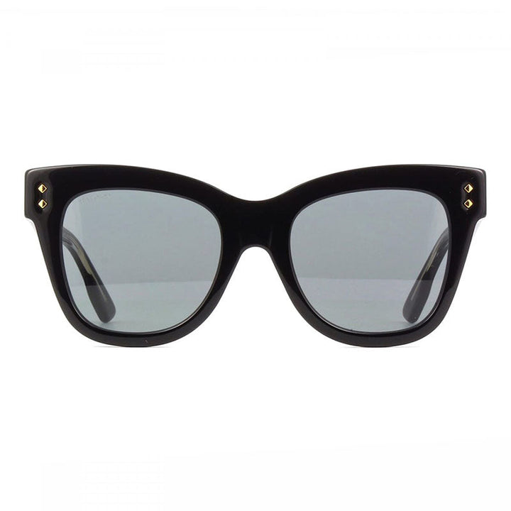 Gucci Cat Eye Full Rim, with a Black frame and Grey lens.