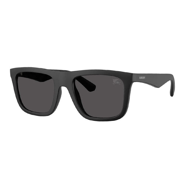 Burberry Sunglasses Square Full Rim, Black Frame and Dark Grey Lens BE4458U3464/87