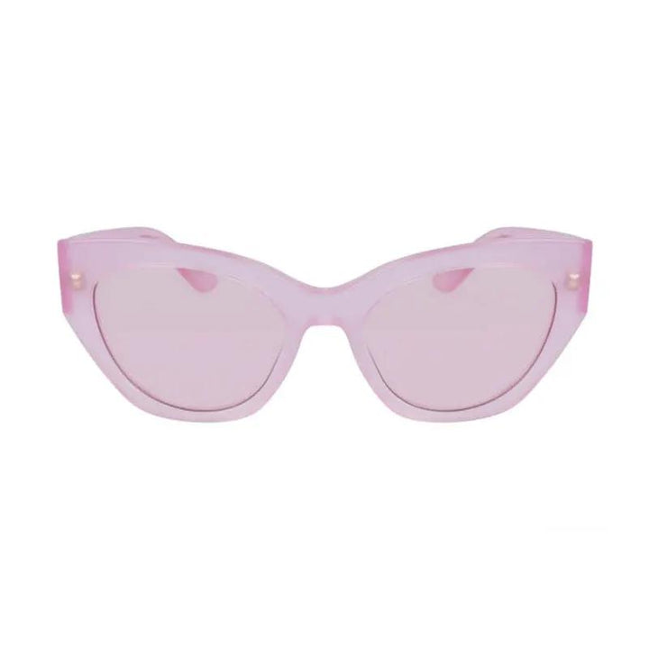 Salvatore Ferragamo Sample Sale | Salvatore Ferragamo Sunglasses Cat Eye Full Rim, Opaline Pink Frame And Pink Lens Sf1107S663 - Cat Eye Sunglasses | Designer outlet