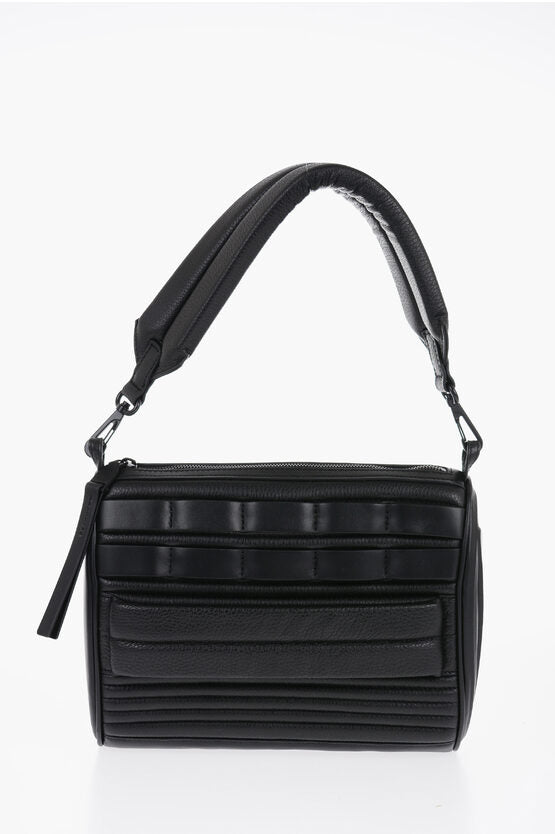 Diesel Embossed Leather ODD Shoulder Bag