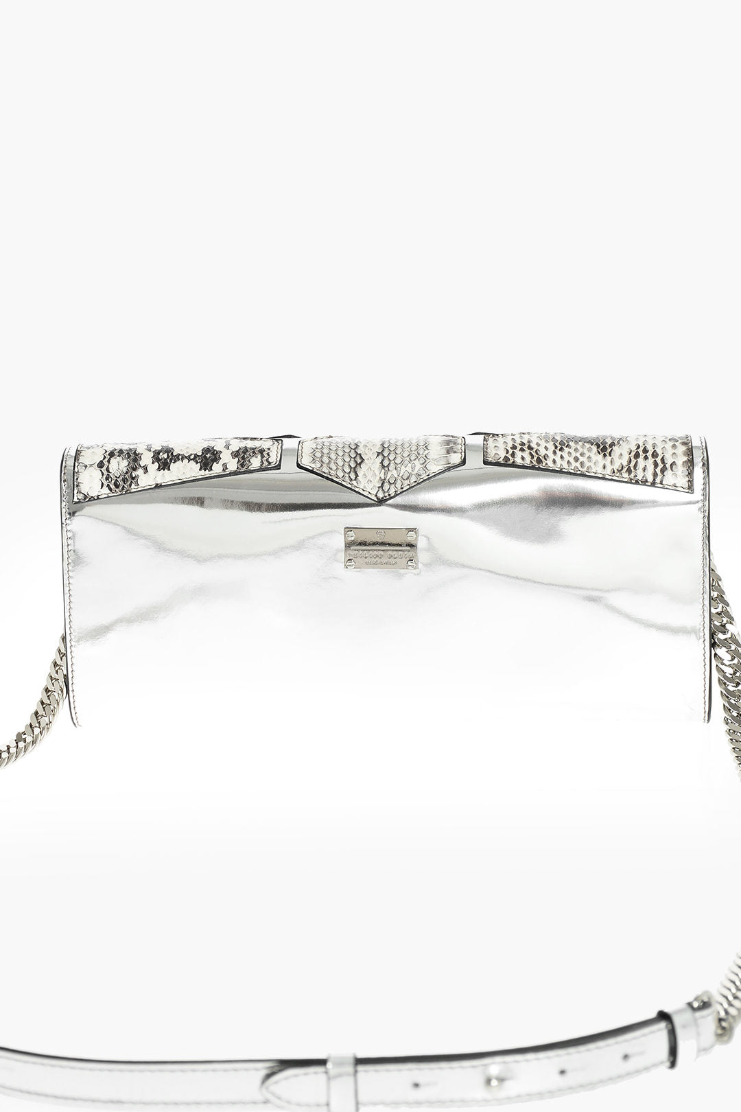 Philipp Plein EST.1978 Snake Leather Detailed LUXURY DREAM Clutch