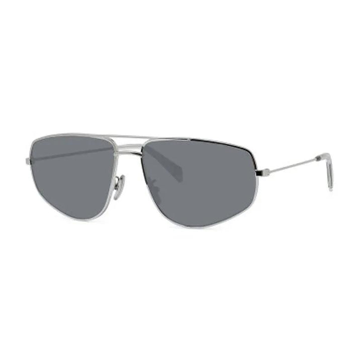 Celine Sunglasses Aviator Full Rim, Palladium Frame And Smoke Lens Cl40083U16A