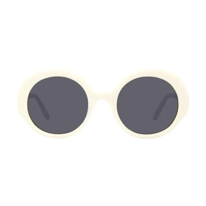 Loewe Sample Sale | Loewe Sunglasses Rectangle Full Rim, Ivory Frame And Smoke Lens Lw40135I25A - Sunglasses | Designer outlet