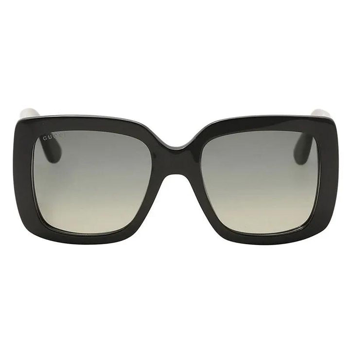 Gucci Sunglasses Square Full Rim, Black Frame And Grey Gradient Lens Gg0141Sn001