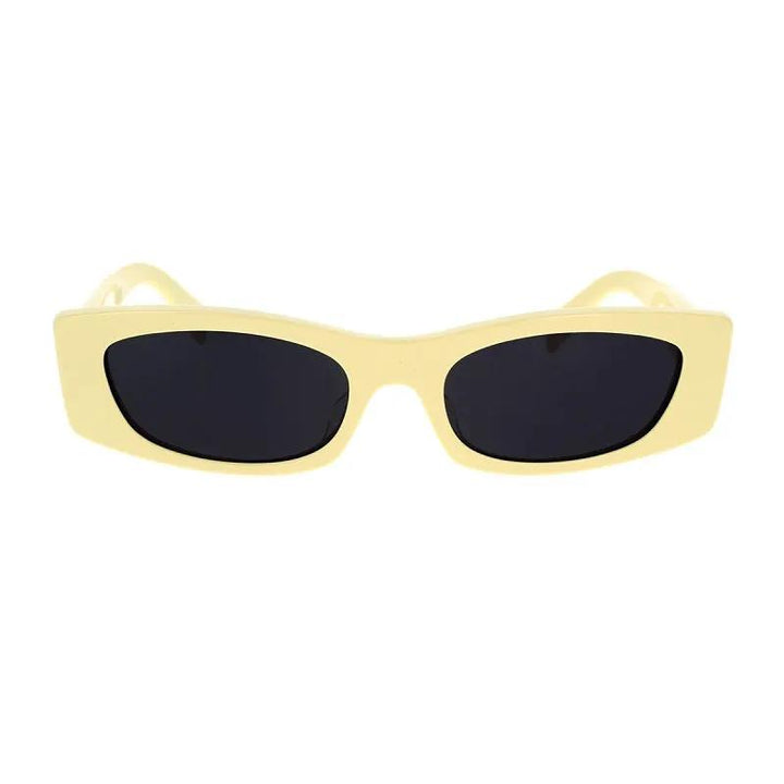 Celine Sunglasses Cat Eye Full Rim, Shiny Butter Frame And Smoke Lens Cl40245U39A