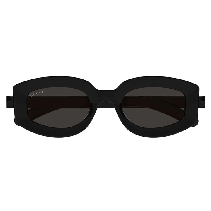 Gucci Geometric Full Rim, with a Black frame and Grey lens.