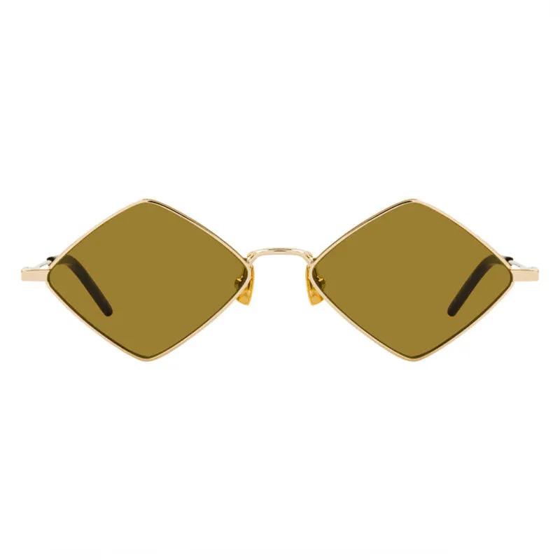 Saint Laurent Sample Sale | Saint Laurent Sunglasses Geometric Full Rim, Silver Frame And Silver Flash Lens Sl302Lisa010 - Sunglasses | Designer outlet