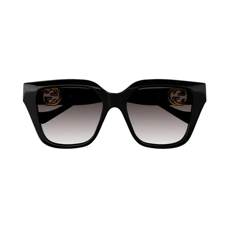 Gucci Sunglasses Cat Eye Full Rim, Black Frame And Grey Gradient Lens Gg1023S008