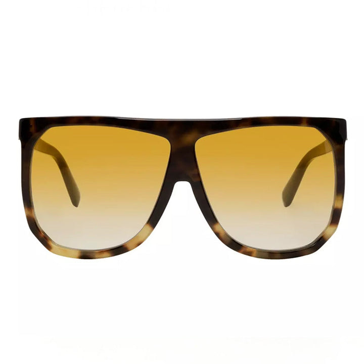 Loewe Square Full Rim, with a Dark Havana frame and Brown Gradient lens.