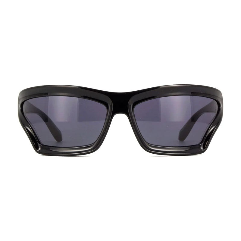 Loewe Sunglasses Rectangle Full Rim, Shiny Black Frame and Smoke Lens LW40143U01A