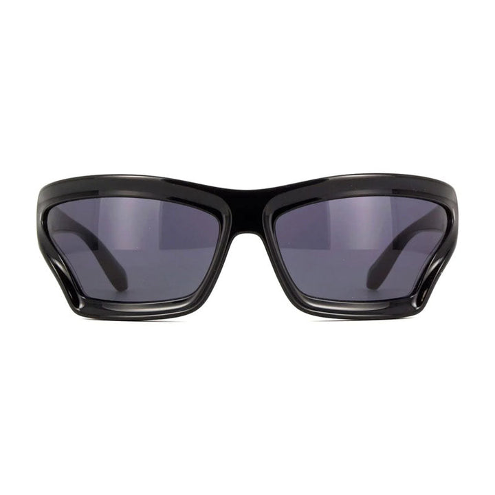 Loewe Sunglasses Rectangle Full Rim, Shiny Black Frame and Smoke Lens LW40143U01A