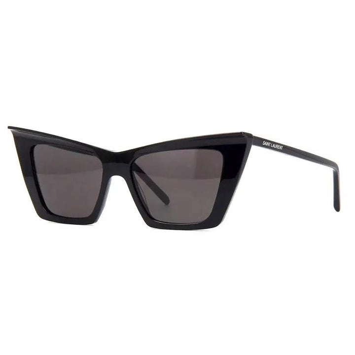 Saint Laurent Sample Sale | Saint Laurent Sunglasses Cat Eye Full Rim, Black Frame And Grey Lens Sl372001 - Sunglasses | Designer outlet
