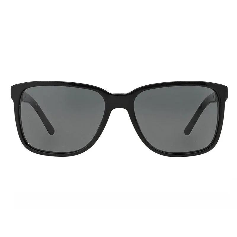Burberry Sunglasses Square Full Rim, Black Frame And Grey Lens Be4181300187