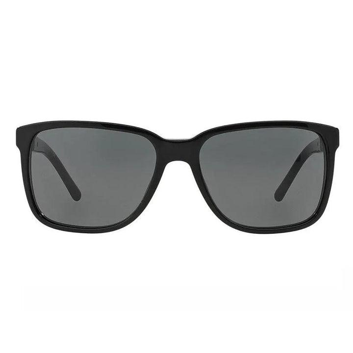 Burberry Sunglasses Square Full Rim, Black Frame And Grey Lens Be4181300187
