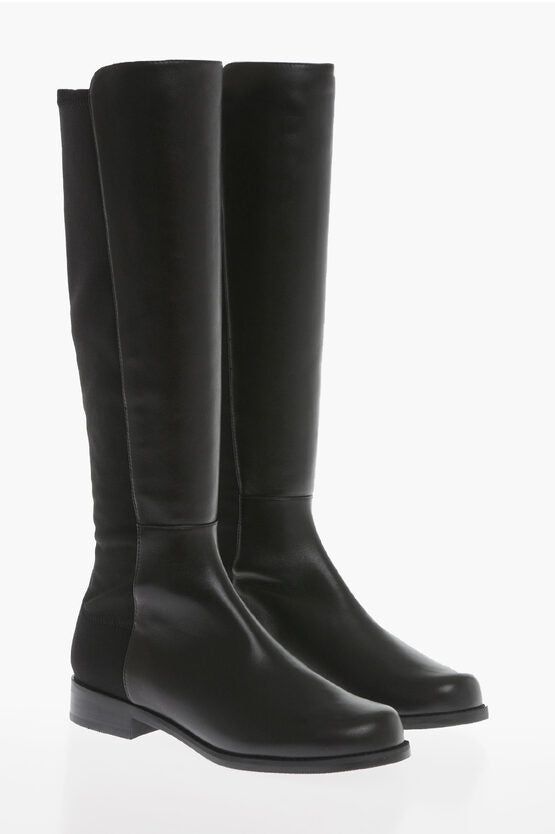 Stuart Weitzman - Other - Stuart Weitzman Fabric and Leather HALFNHALF Pull - On Boots - 612025190743 - Ask Me Wear