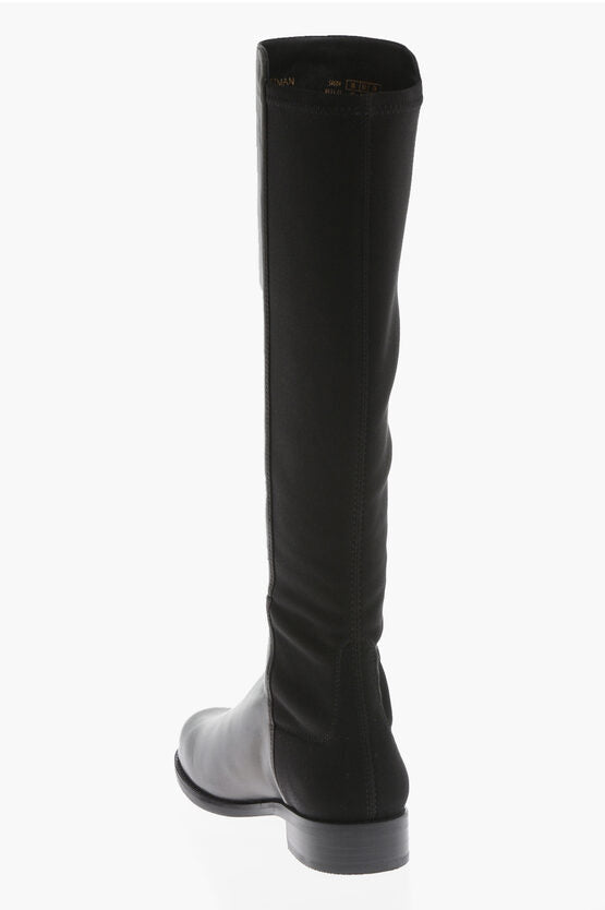 Stuart Weitzman - Other - Stuart Weitzman Fabric and Leather HALFNHALF Pull - On Boots - 612025190743 - Ask Me Wear