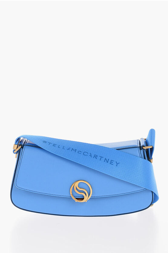 Stella McCartney Faux Leather Shoulder Bag with Golden Monogram