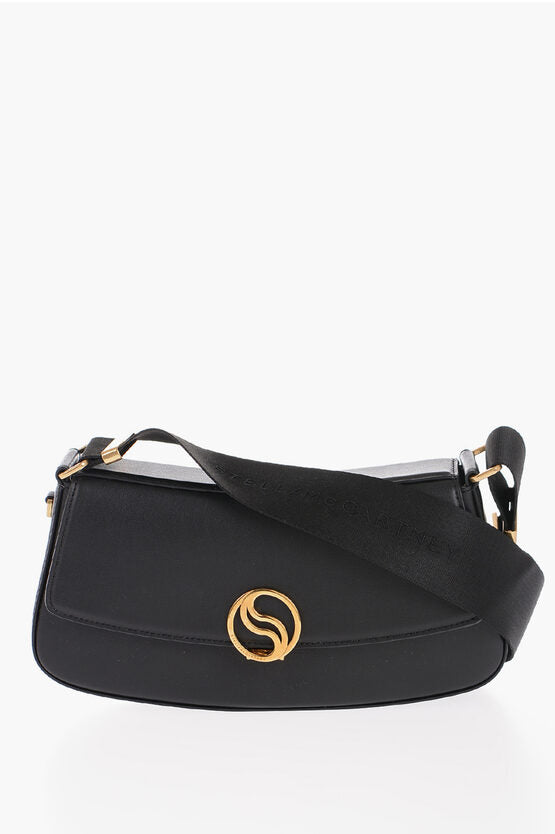 Stella McCartney Faux Leather Shoulder Bag with Golden Monogram