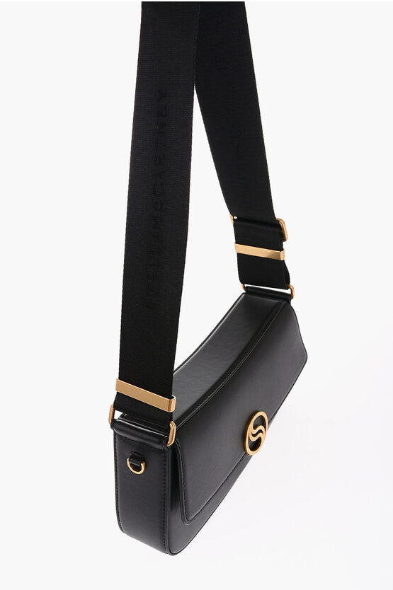 Stella McCartney Faux Leather Shoulder Bag with Golden Monogram