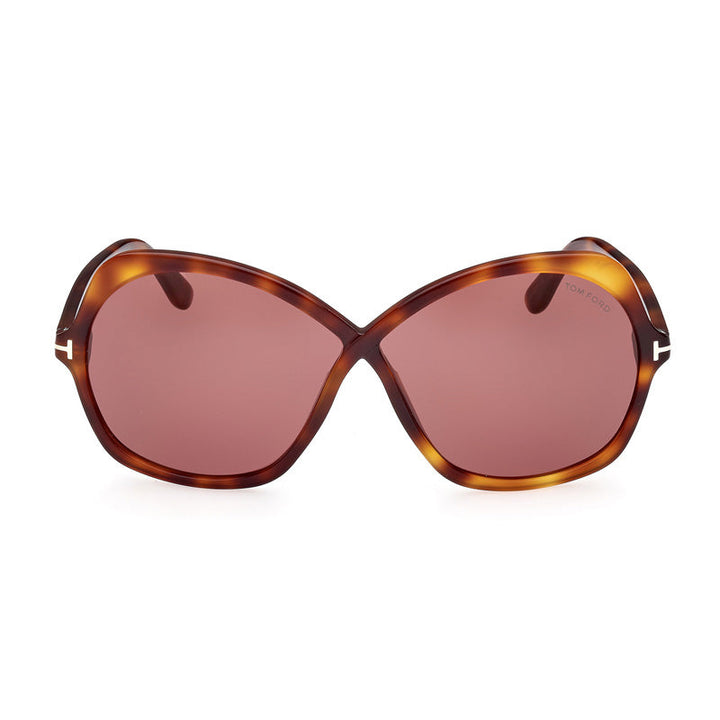 Tom Ford Butterfly Full Rim, with a Dark Havana frame and Violet lens.