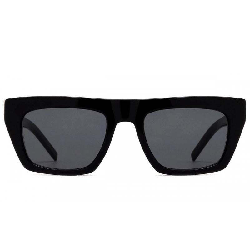 Saint Laurent Sunglasses Square Full Rim, Black Frame and Black Lens SLM131001