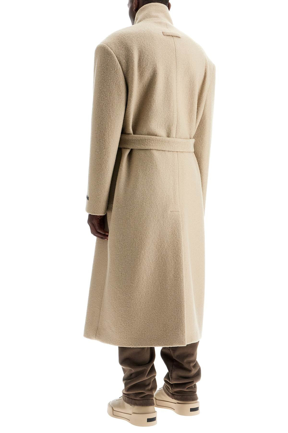 Clothing - Fear Of God Wool Coat With High Collar And Boiled Wool - 241767UCA000001 - 260 - 50 - Ask Me Wear