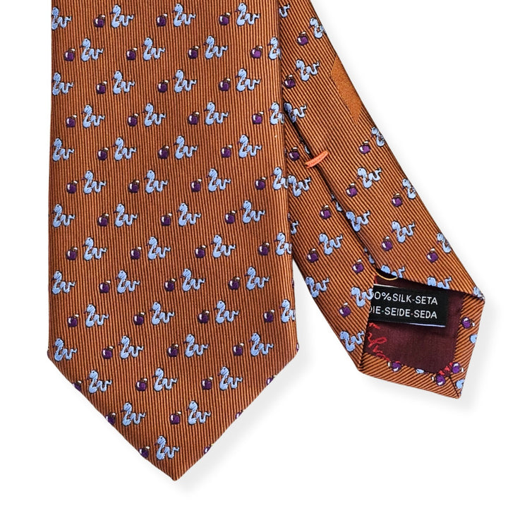 Accessories - Ties - Ferragamo 4 - Petra Tie - Arancio - Ask Me Wear