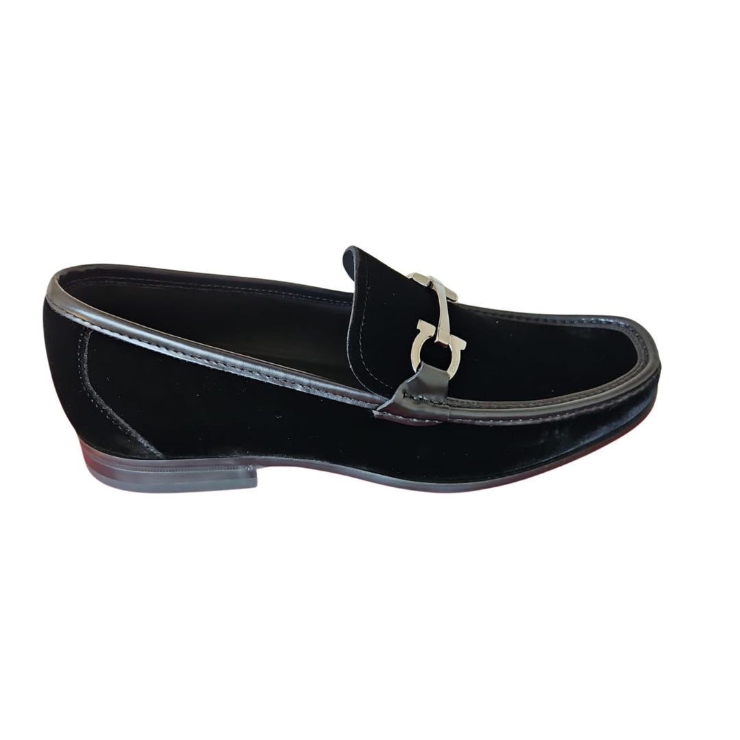 Shoes - Ferragamo Grandioso 4 Men's Loafers Black - 8057553468650 - Ask Me Wear