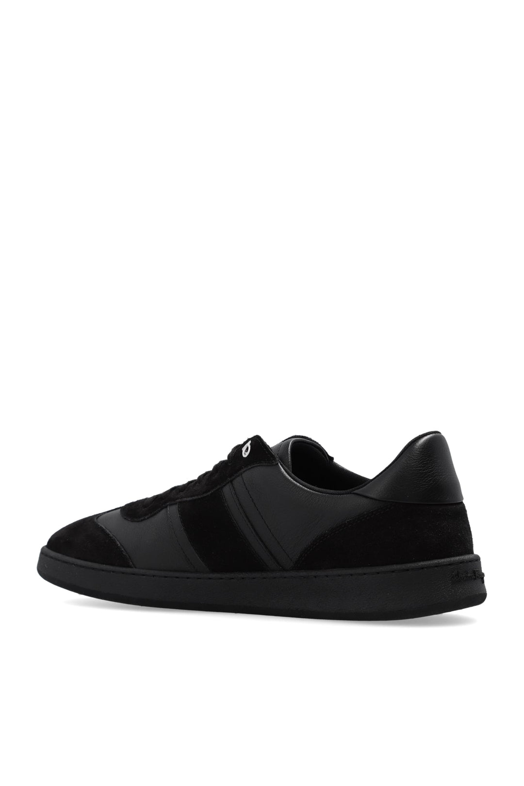 Shoes - Ferragamo Low Sneaker With Signature In Black - 765745 - 9.5 - Ask Me Wear