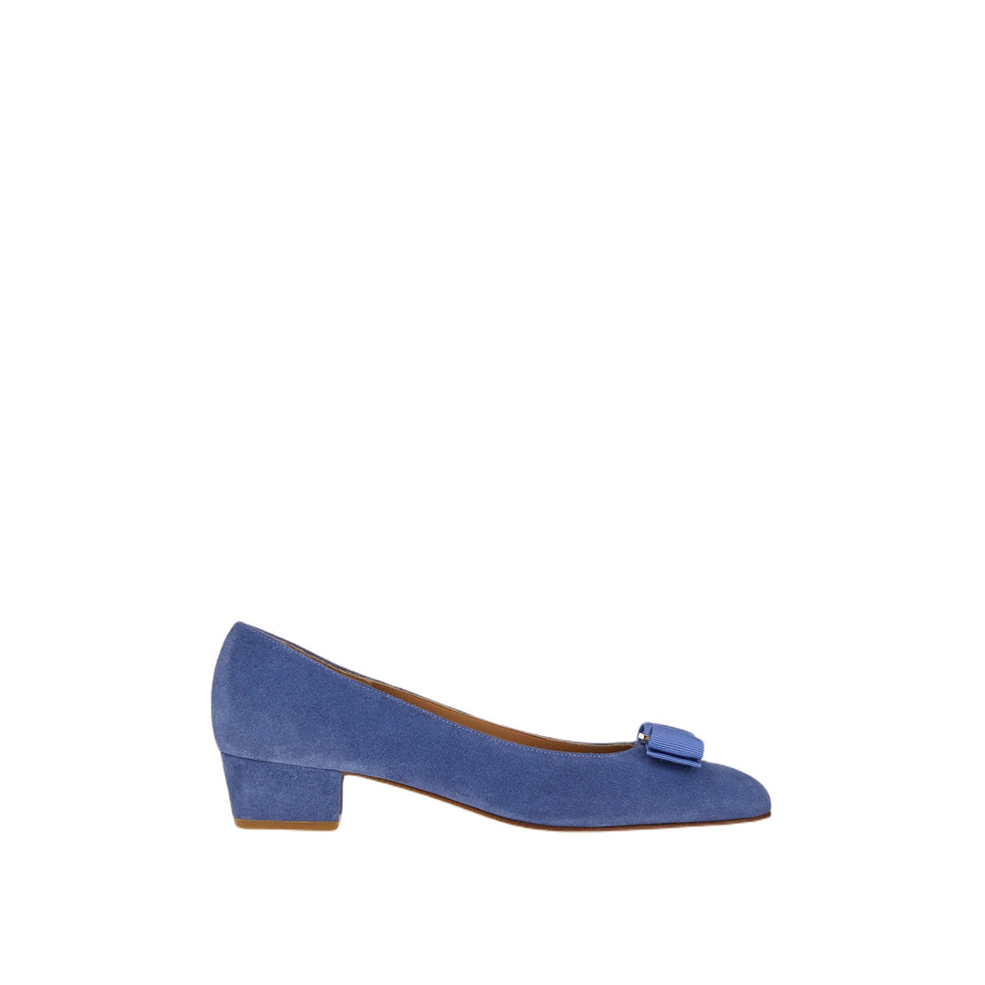 Salvatore Ferragamo - Shoes - Ferragamo Vara Women's Pumps Blue - 8057553770692 - Ask Me Wear