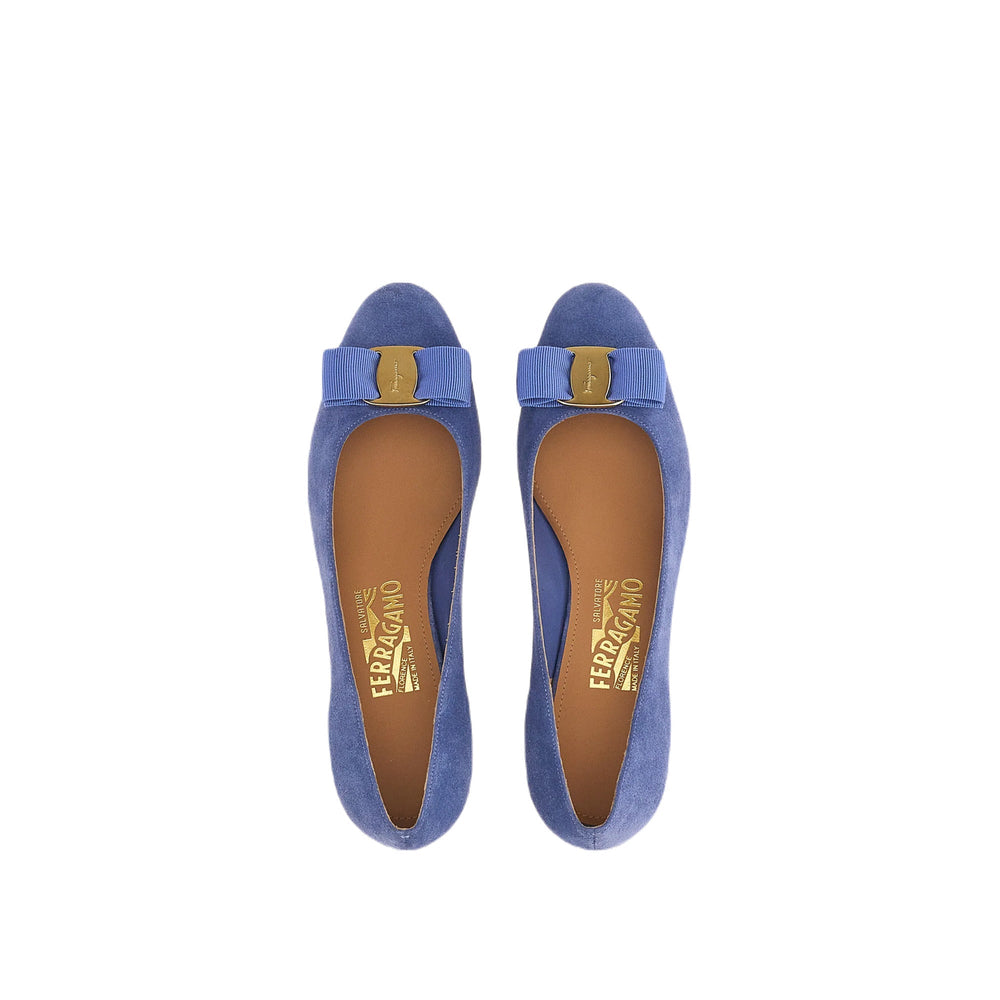 Salvatore Ferragamo - Shoes - Ferragamo Vara Women's Pumps Blue - 8057553770692 - Ask Me Wear