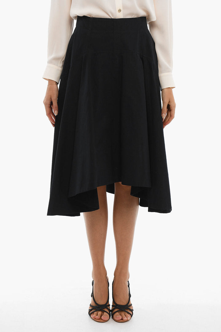 Bottega Veneta Flared Fit Maxi Skirt