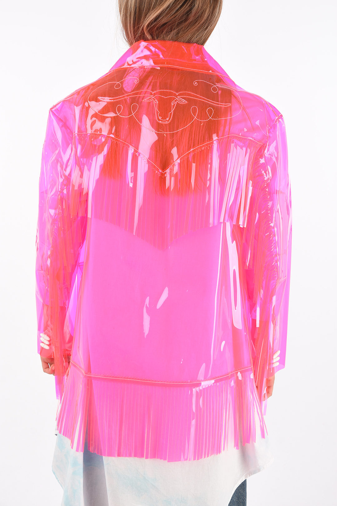 Maison Margiela fringed pvc western jacket