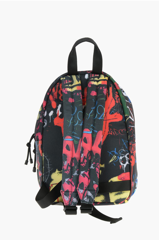 Mochila pequeña con bolsillos delanteros GRAFFITI de Vetements