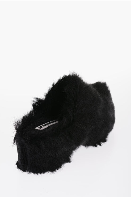 Jil Sander Fur Chunky Mules