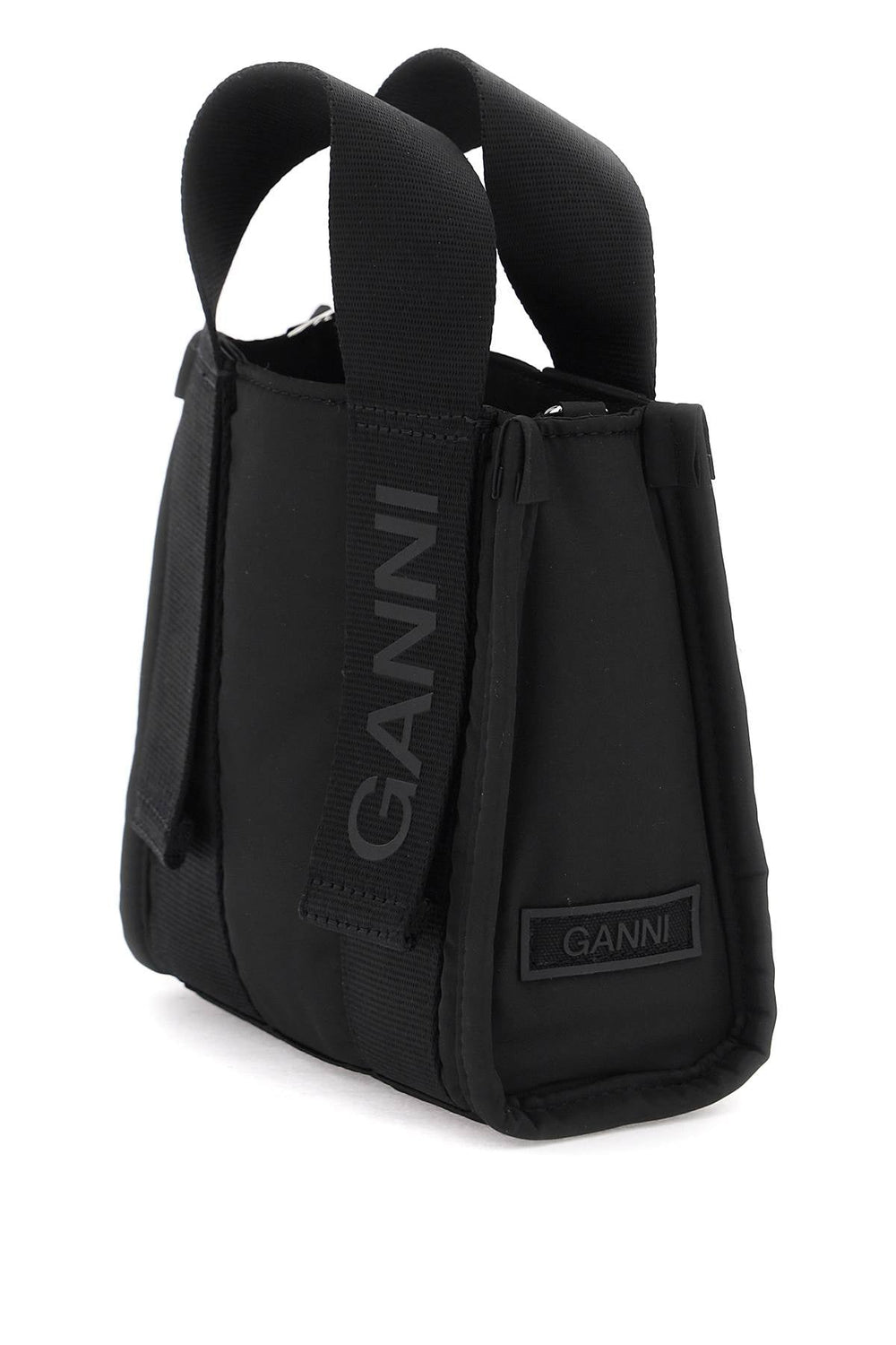 Bags - Ganni Tech Mini Tote Bag - 241671ABS000029 - 099 - os - Ask Me Wear