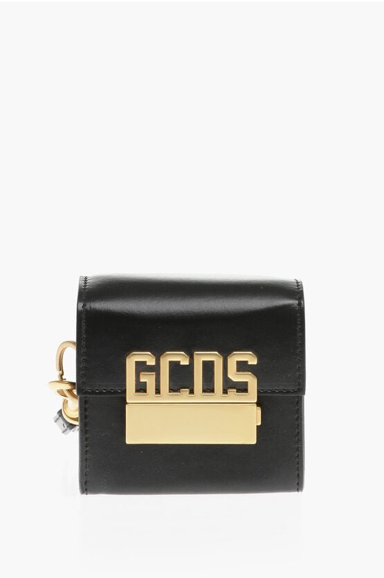 Bracelet - GCDS Leather Bracelet Bag with Golden Logo - 000837396670 - Ask Me Wear