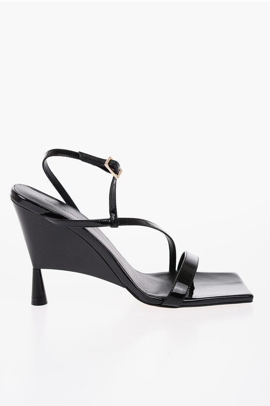 Giaborghini GIA COUTURE Patent Leather ROSIE 5 Ankle-Strap Sandals