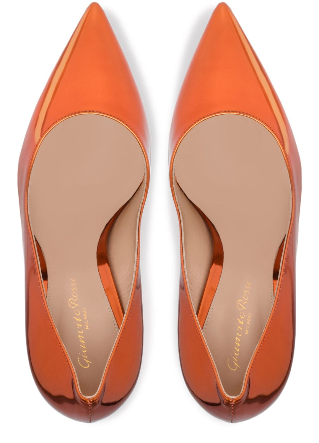 GIANVITO ROSSI - GIANVITO ROSSI Gianvito 105 Pumps In Mango - G28470 - Ask Me Wear