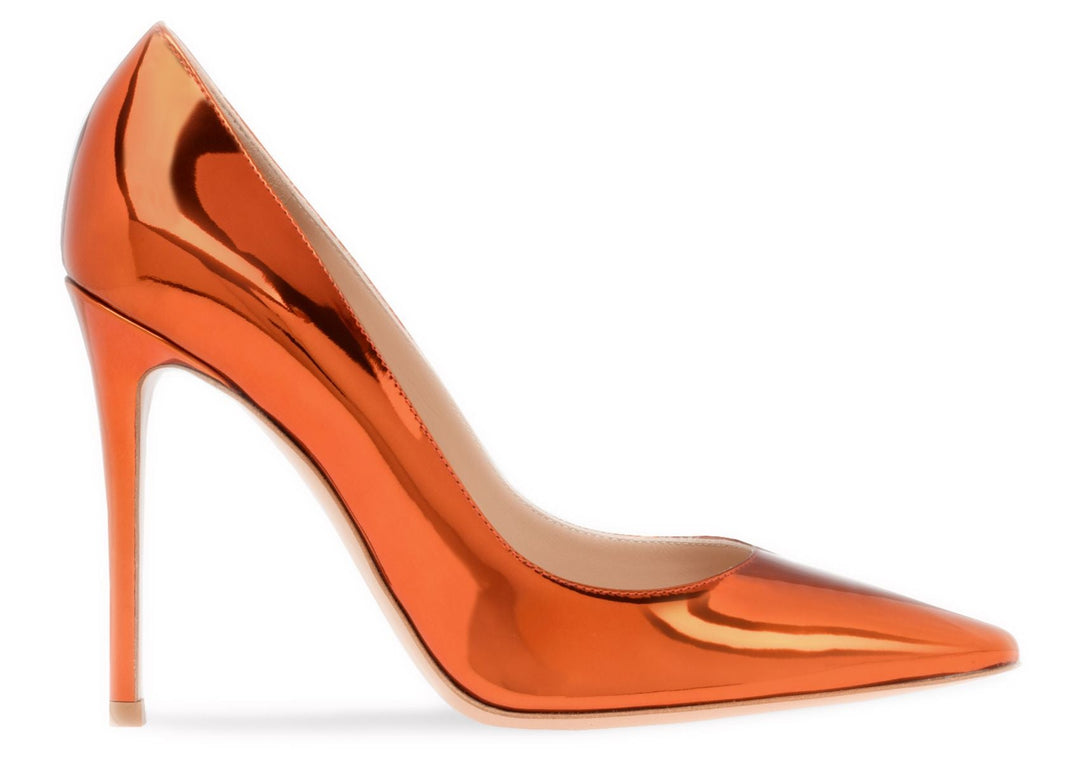 GIANVITO ROSSI - GIANVITO ROSSI Gianvito 105 Pumps In Mango - G28470 - Ask Me Wear