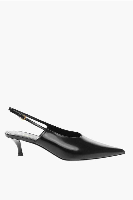 Shoes - Givenchy Point Toe Leather Slingbacks 5cm - 3617012853004 - Ask Me Wear